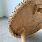 Paire de tabourets et table basse