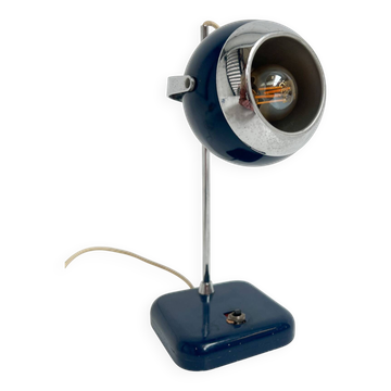 Lampe de table bleue Space Age, années 1960