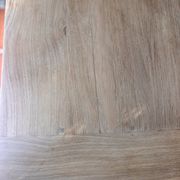 Large Restored Solid Oak Dining Table – Whitewashed Finish