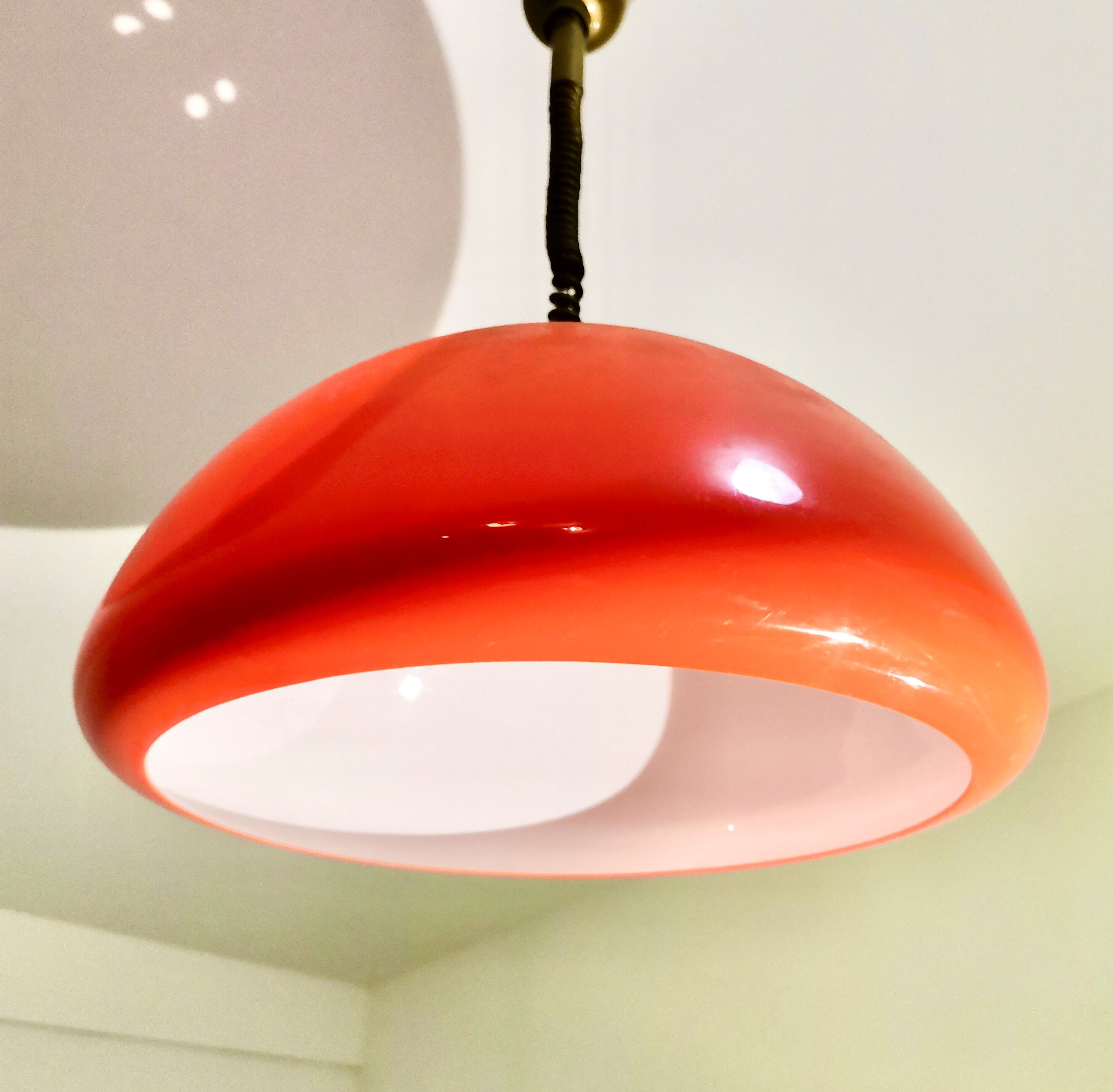 Guzzini/Meblo pendant light, 1970s