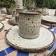 Vintage coffee and tea set in glazed stoneware from Puis potters - 15 pieces