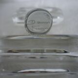 Set of six crystal knife rests, signed DAUM