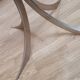 Rare 1970s round glass table