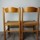 2 chaises corde raphia tressée