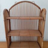 Rattan shelf to hang or lay