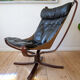 Fauteuil Falcon par Sigurd Ressel pour Vatne Møbler, Norvège. Années 1970.