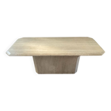 1970s travertine coffee table