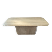 Table basse en travertin des années 70