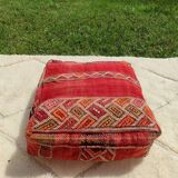 Pouf berbère style kilim
