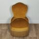 Velvet toad easy chair