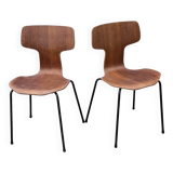 Pair of Hammer Chairs, Hammer, Model 3103 by Arne Jacobsen for Fritz Hansen, 1960s vintage