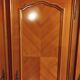 Large Cherry Wood Wardrobe - 3 Doors - Country Chic Style / Louis XIV Inspiration