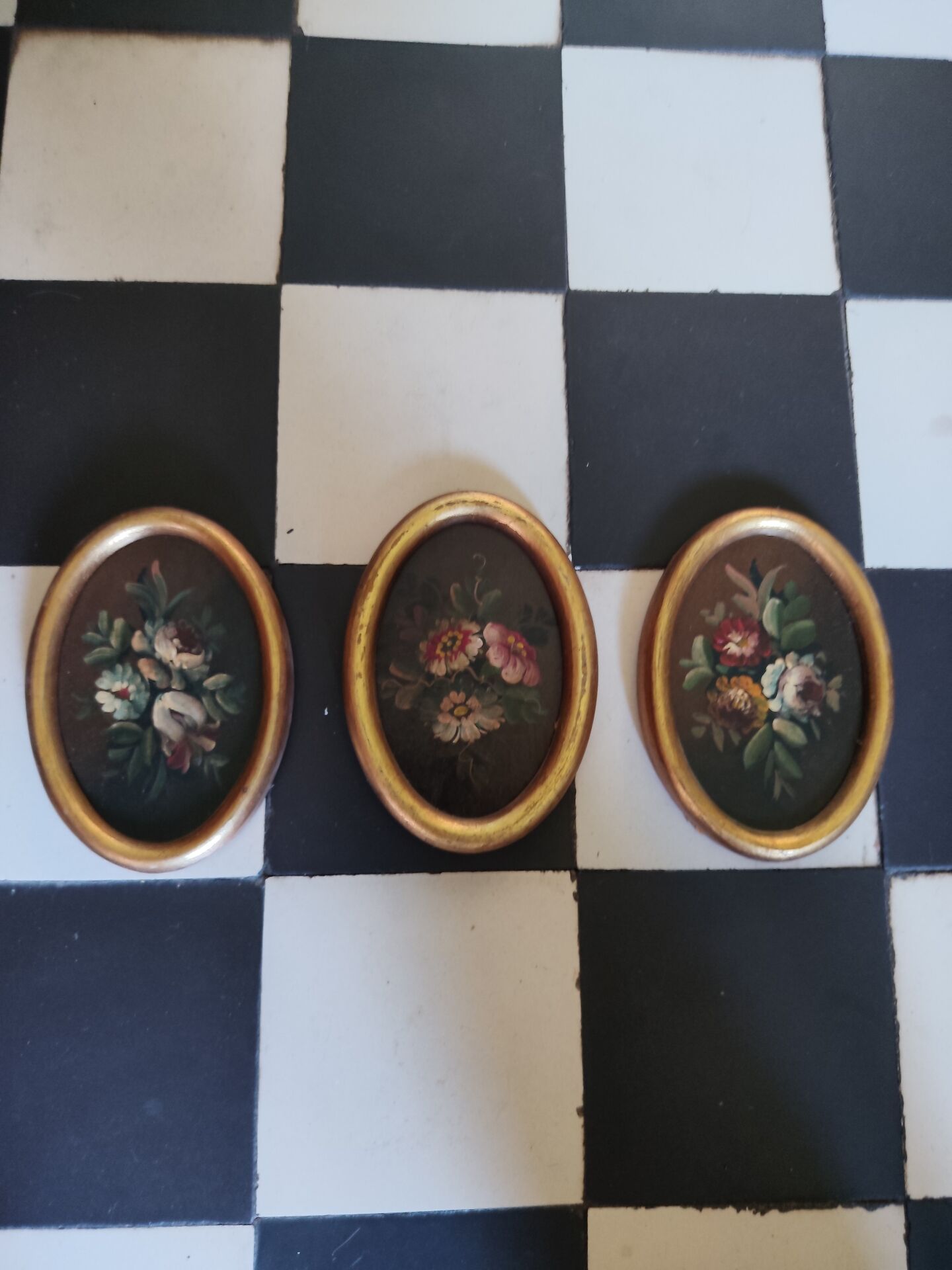 3 tableaux nature morte