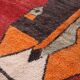 Abstract Vintage Moroccan Rug 238 x 334 - Berber Wool Rug - Handmade Rug