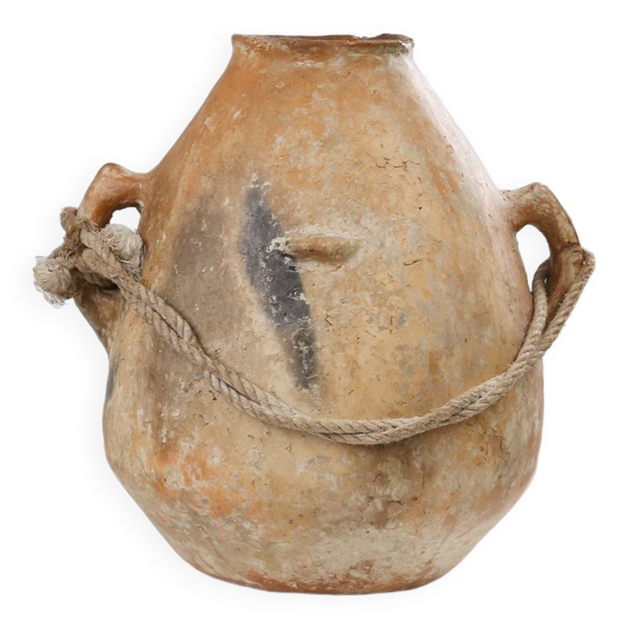 19th century terracotta vase