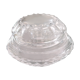 Baccarat art deco cut crystal powder box