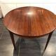 Scandinavian extendable rosewood round table, 1960s