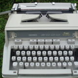 Typewriter Hermes with bag