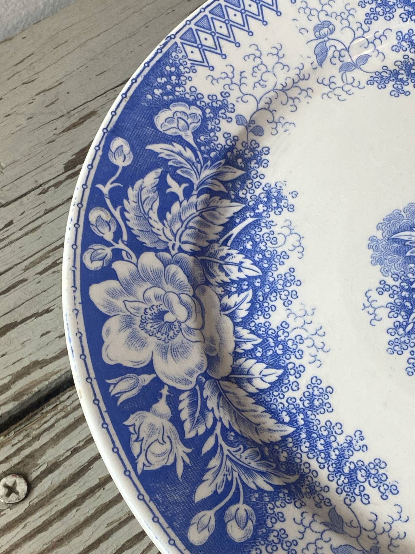 Compote dish, earthenware, Sarreguemines