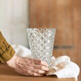 High diamond vase "myosotis"