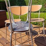 4 chaises style industriel arper