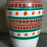 Vintage ceramic vase A. Fazio Vallauris 50s
