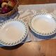 Set of 2 deep plates Terre de fer Choisy le Roi model 1212