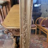 Golden mirror xixth period restoration 132×110cms