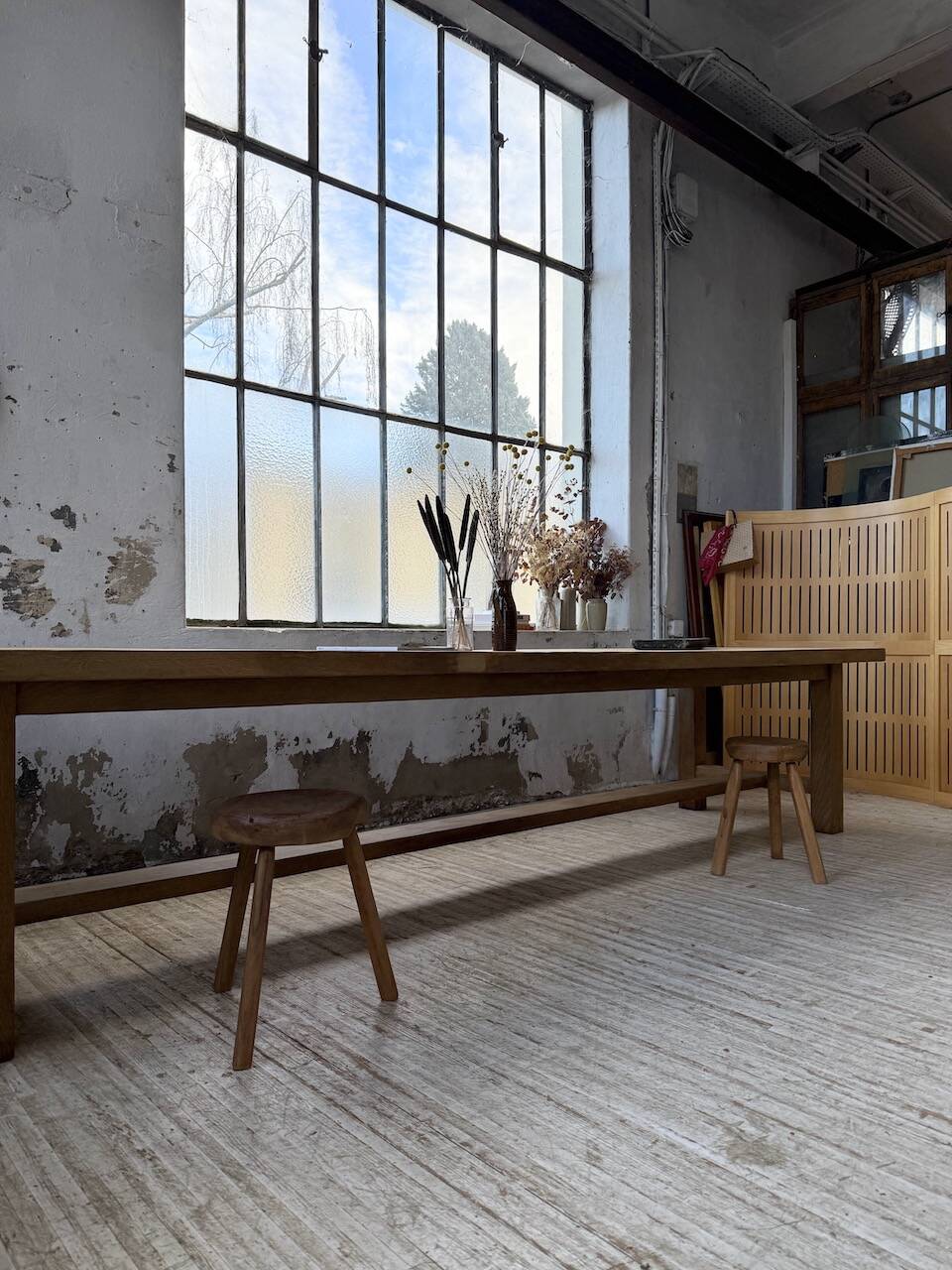 XXL solid oak farmhouse table 3.5m