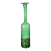 Grand vase en verre allemand vintage de Villeroy & Boch