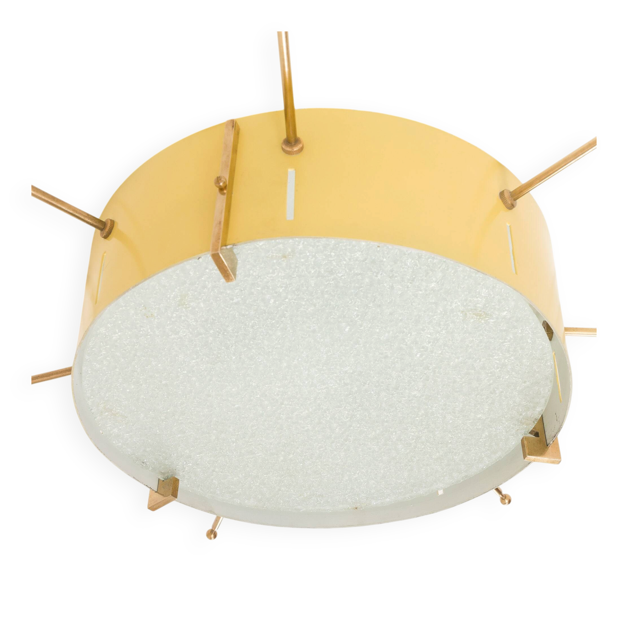 Italian ceiling lamp from the 1950s in the style of Gio Ponti.