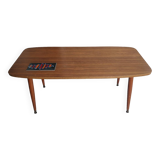 Melamine and ceramic coffee table, 1960