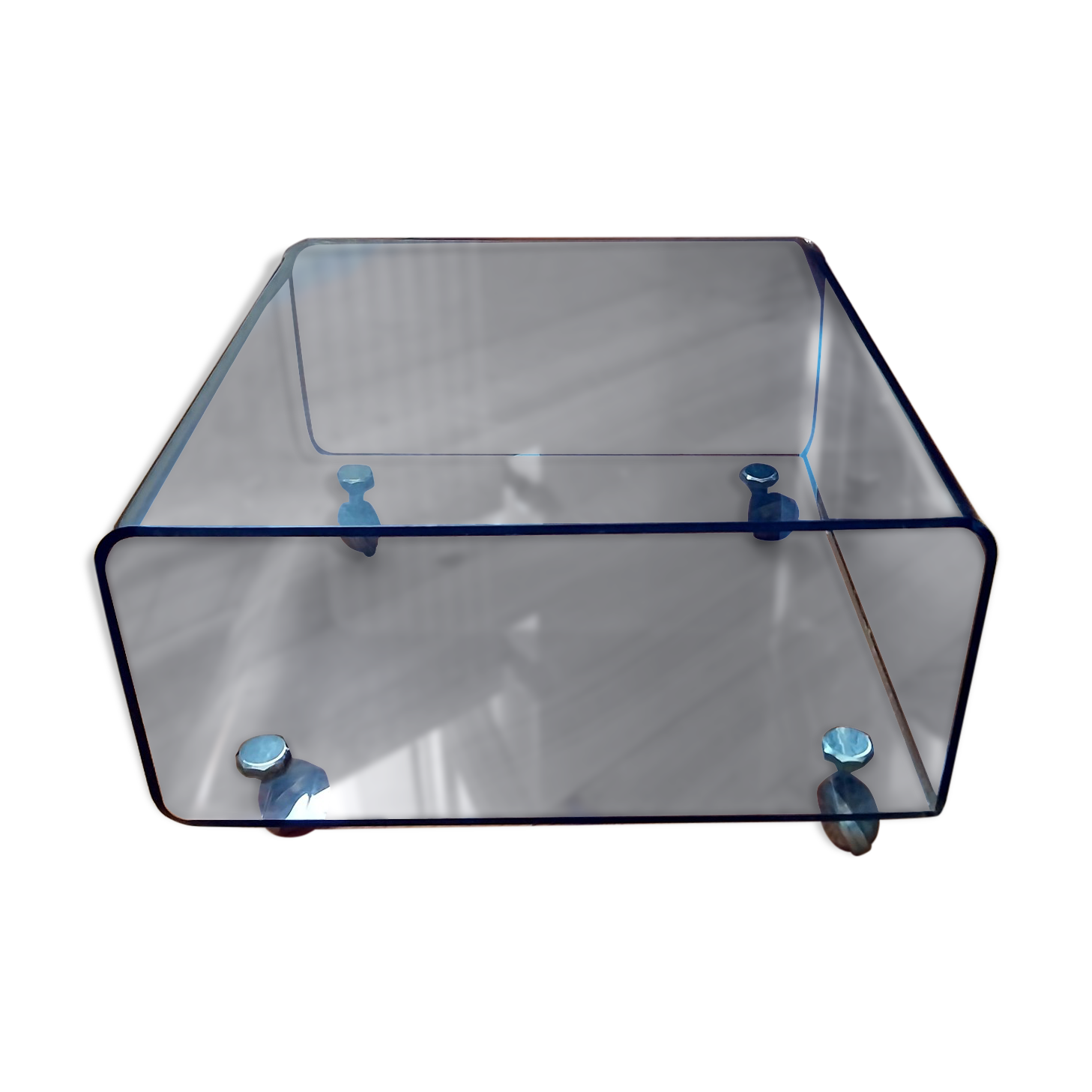 Table basse en plexiglas