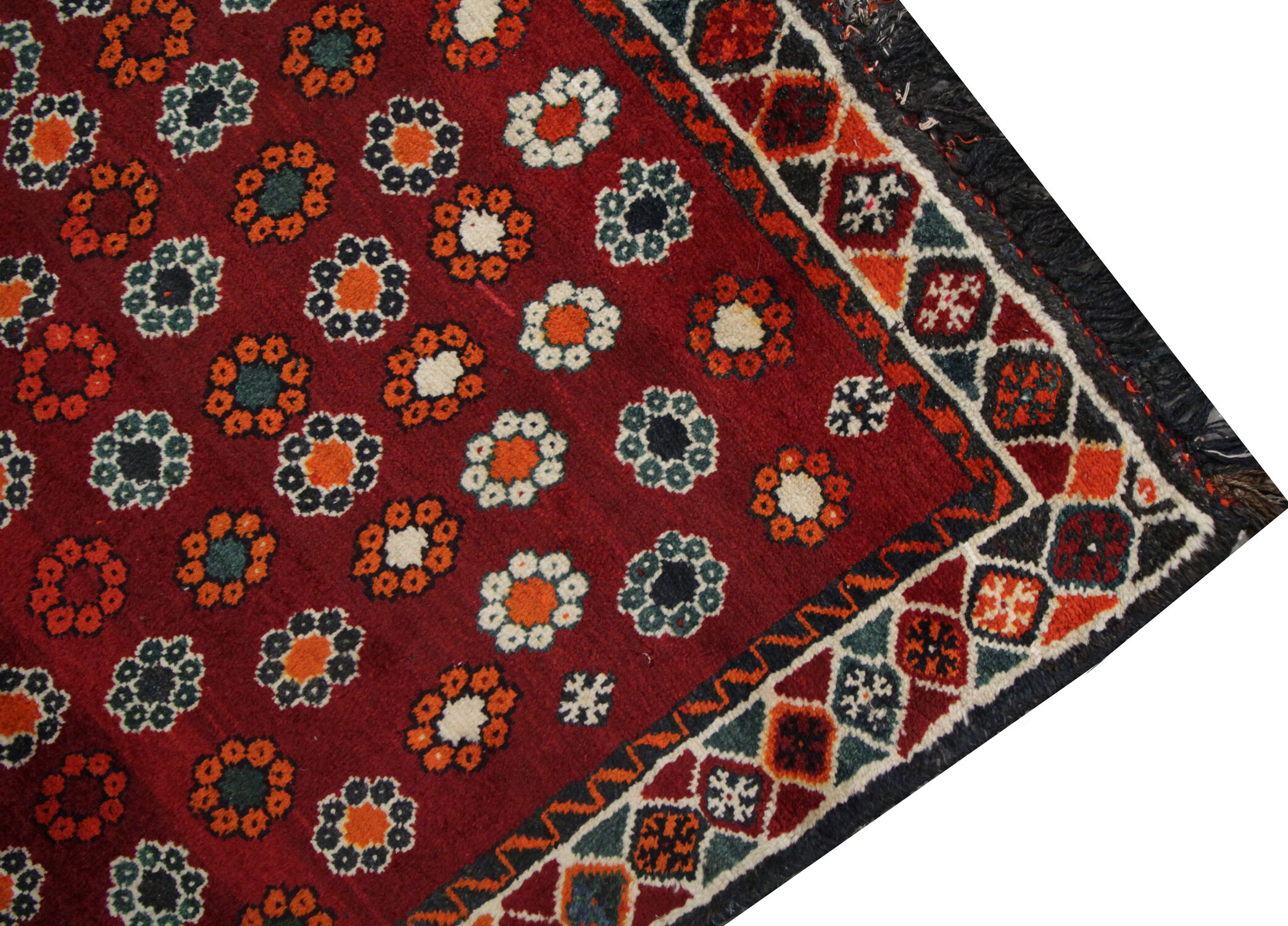 Vintage persian handwoven wool lori rug 1930- 96x157cm