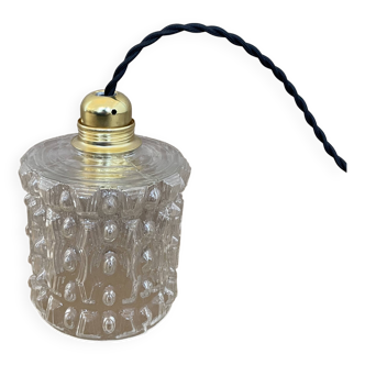 Antique glass pendant light