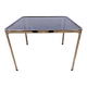 Mid-Century Modern Coffee Table – Chrome and Smoked Glass, Italy, 1970s.