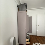 Parisian wardrobe with mirror