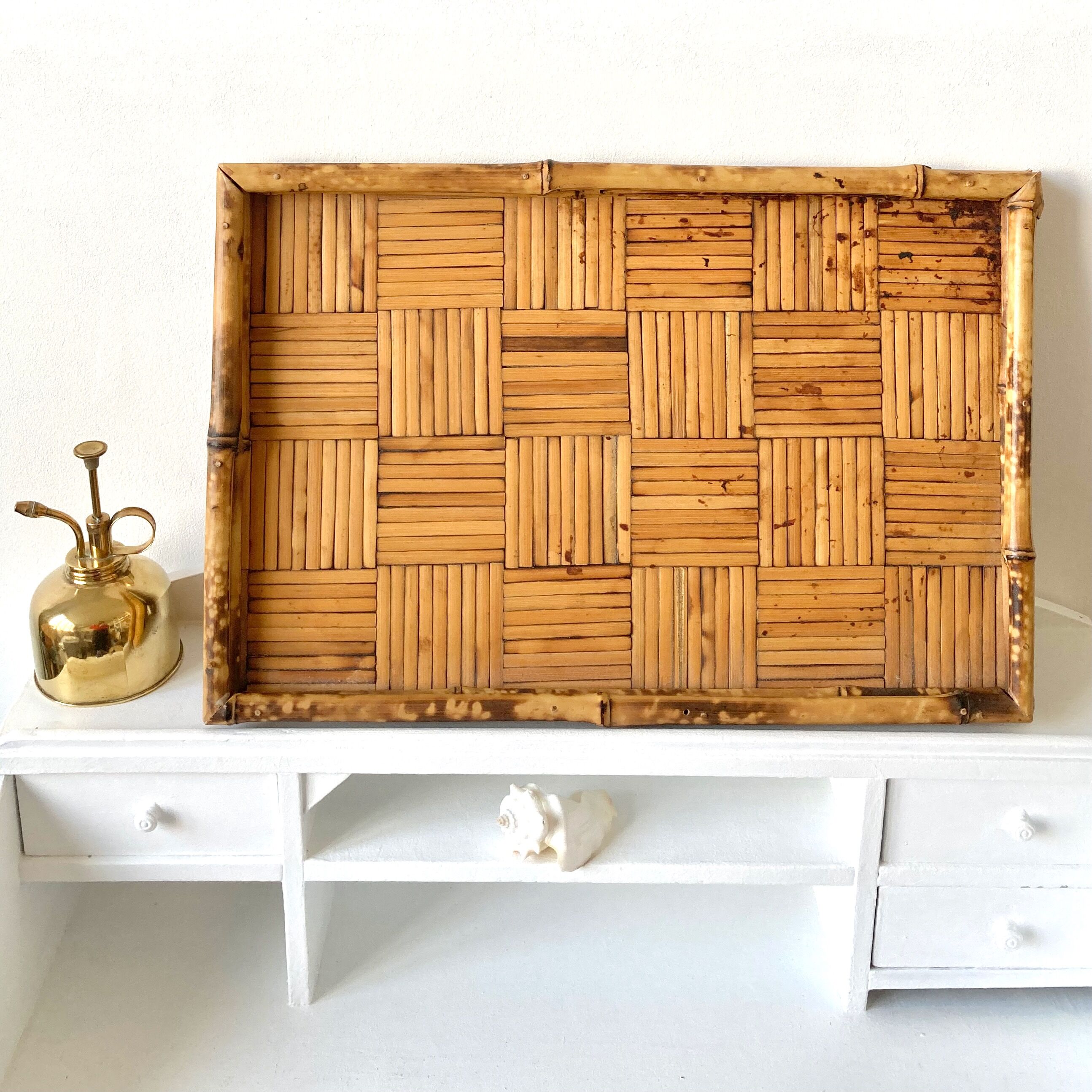 Bamboo tray from the 70s