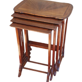 Suite of four nesting tables early twentieth century