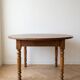 Antique solid wood drop-leaf table