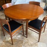 Danish table and 4 chairs