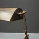 Antique brass Art Deco notary lamp/banker lamp
