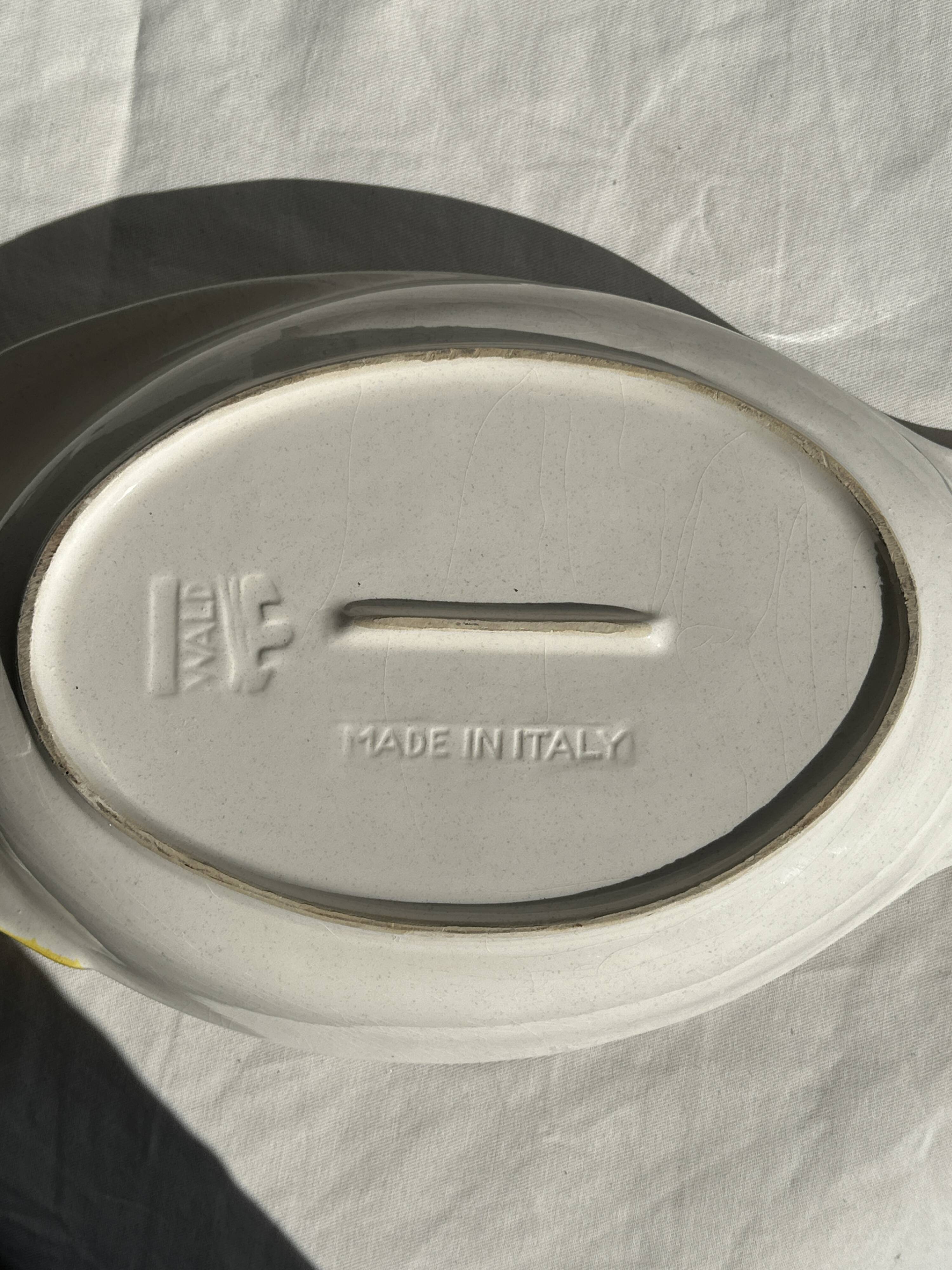 Large Italian goose-shaped dish 49cm