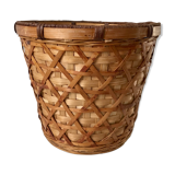 Rattan pot cover 70s