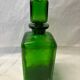 Carafe en verre verte