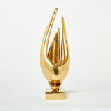 Lamp Michel Armand gilded bronze 1970