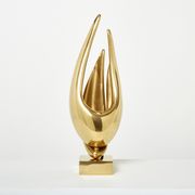 Lamp Michel Armand gilded bronze 1970