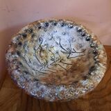 Empty vintage ceramic pocket