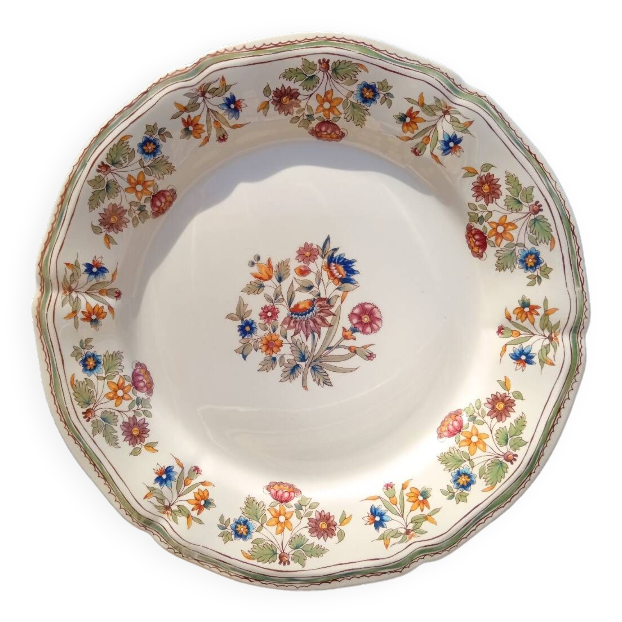 Set of 6 Gien dessert plates