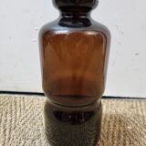 Smoked glass vase from 1970